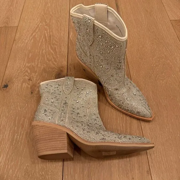 Dolce Vita Nashe Rhinestone Crystal boots