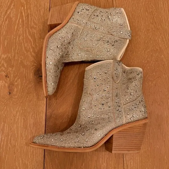 Dolce Vita Nashe Rhinestone Crystal boots