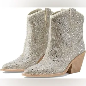 Dolce Vita Nashe Rhinestone Crystal boots