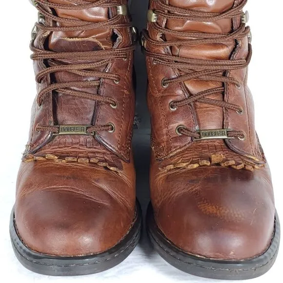 Double H Women's Opanka US8M Brown Full Grain Leather Roper Packer Boots