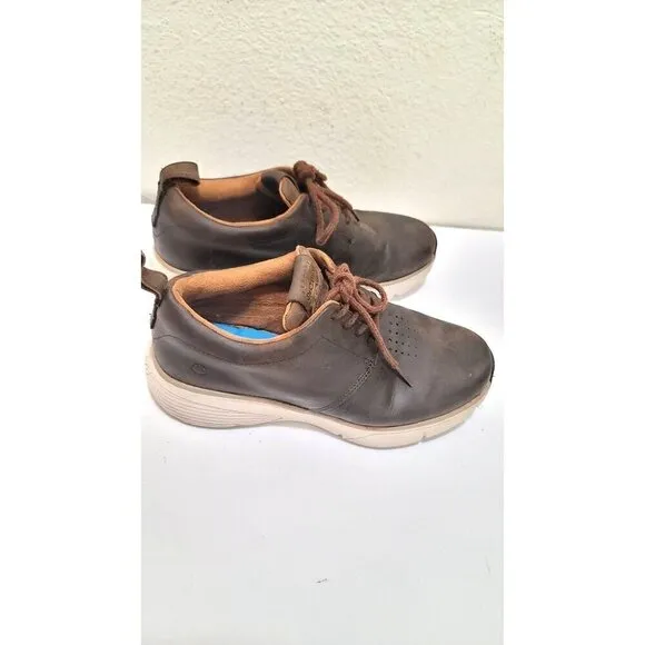 Dr. Comfort Diabetic Mens Brown Leather Casual Shoes With Lace-Up Closure
