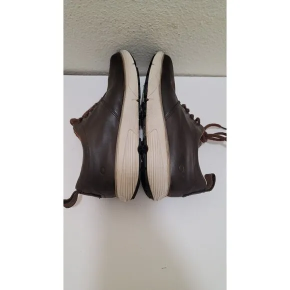 Dr. Comfort Diabetic Mens Brown Leather Casual Shoes With Lace-Up Closure