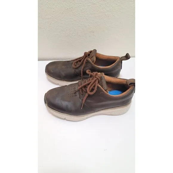 Dr. Comfort Diabetic Mens Brown Leather Casual Shoes With Lace-Up Closure