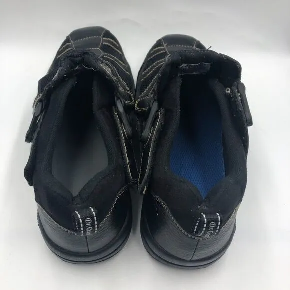 Dr Comfort Men's Black Diabetic Comfort Casual Fisherman Shoes Size 11W Slip On