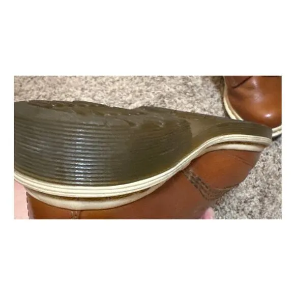 Dr Martens 1460 Analine Oak Brown Lace Up Boots Size M5 W6