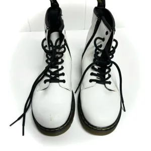 Dr. Marten’s 1460 White Smooth Leather 8 Eye Boots Women’s Size 5