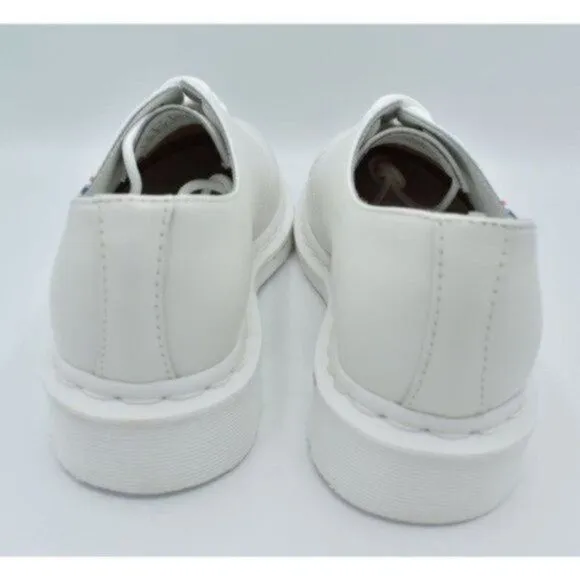Dr Martens 1461 Womens Size 10 Pride Rainbow Derby White Leather LGBTQ  Shoes