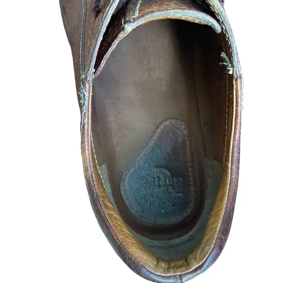 Dr Martens 8B16 Brown Leather Upper Lace Oxford Shoes with Y2K Split Toe