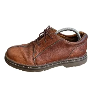 Dr Martens 8B16 Brown Leather Upper Lace Oxford Shoes with Y2K Split Toe