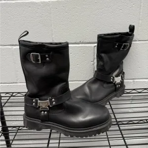 Dr Martens Anistone Hi Leather Biker Boots