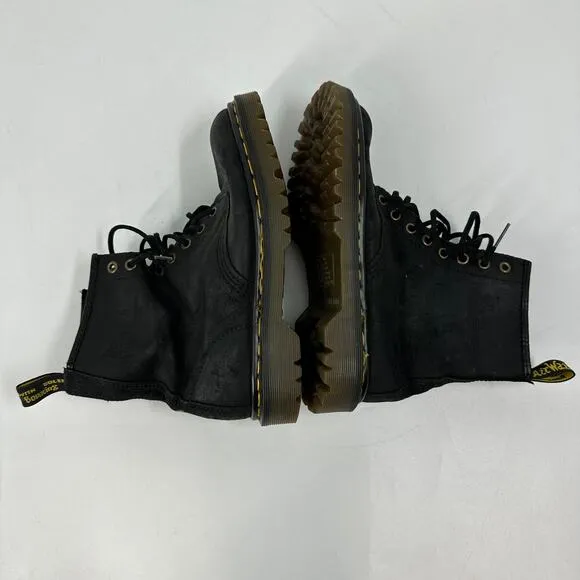 Dr martens Mens Leather Boots size 5 Black Air Wair Made in England
