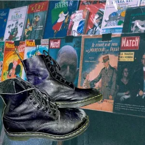 Dr. Martens Pascal Distressed Black Boots