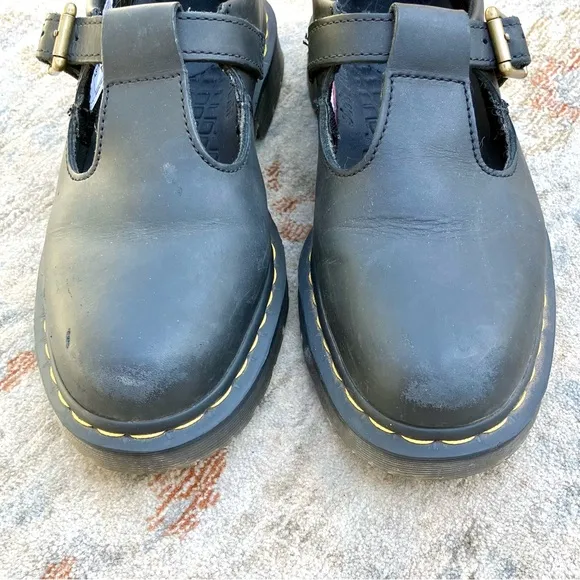 Dr. Martens Polley Safety Toe Mary Jane Shoes Sz 9