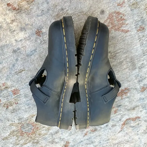 Dr. Martens Polley Safety Toe Mary Jane Shoes Sz 9