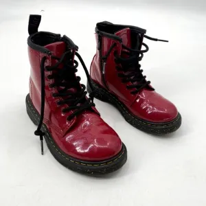 Dr. martens Red Pink Sparkle Girls Boots