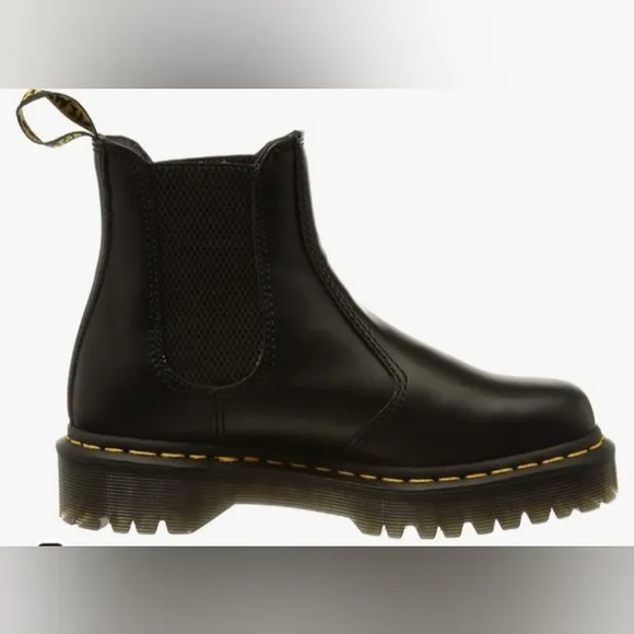 Dr. Martens Safety Toe Industrial Slip Resistant Slip On Boots Shoes Black NEW