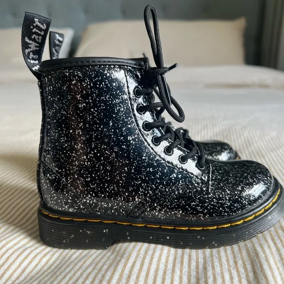 Dr. Martens Toddler 1460 Cosmic Glitter Ankle Boots