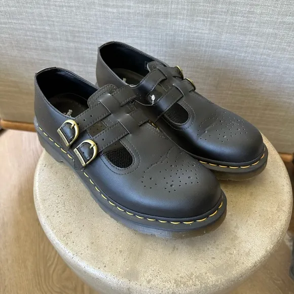Dr. Martens VEGAN 8065 Felix Mary Jane Buckle Shoes