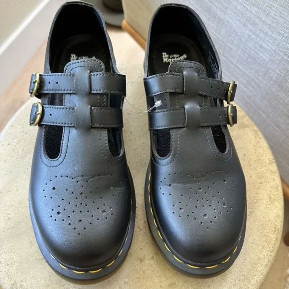 Dr. Martens VEGAN 8065 Felix Mary Jane Buckle Shoes