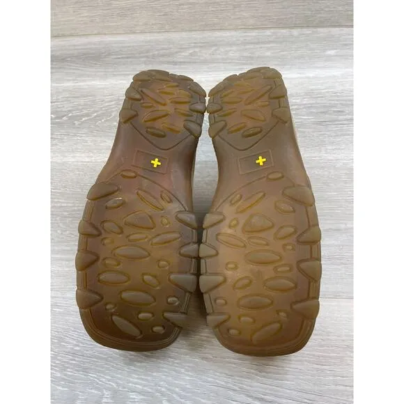 Dr. Martens Women's US 6 Brown Leather Slip-On Mule Loafers Shoes Y2k