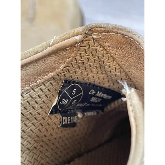Dr. Martens Women's US 6 Brown Leather Slip-On Mule Loafers Shoes Y2k