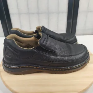 Dr. Martens Zack Elastic Slip on Black Pebble Leather Shoes 11198 Men US 12M