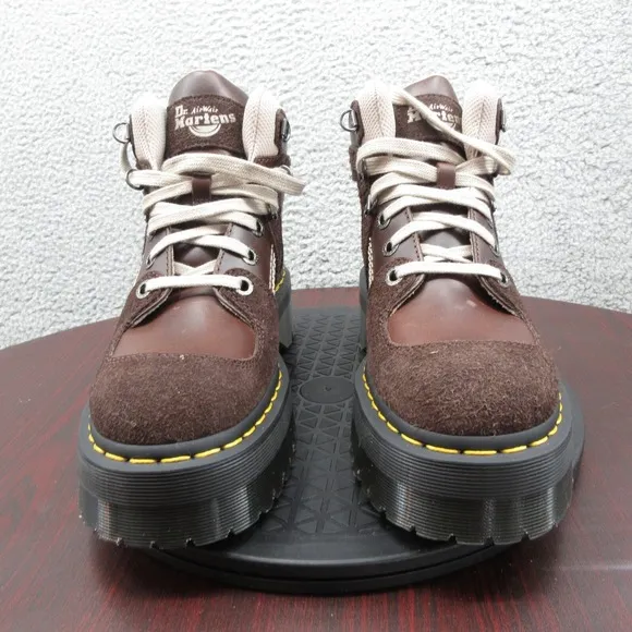 Dr. Martens Zuma Hiker Platform Boots Womens 8 EU 39 Brown Suede Leather Doc