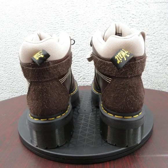 Dr. Martens Zuma Hiker Platform Boots Womens 8 EU 39 Brown Suede Leather Doc