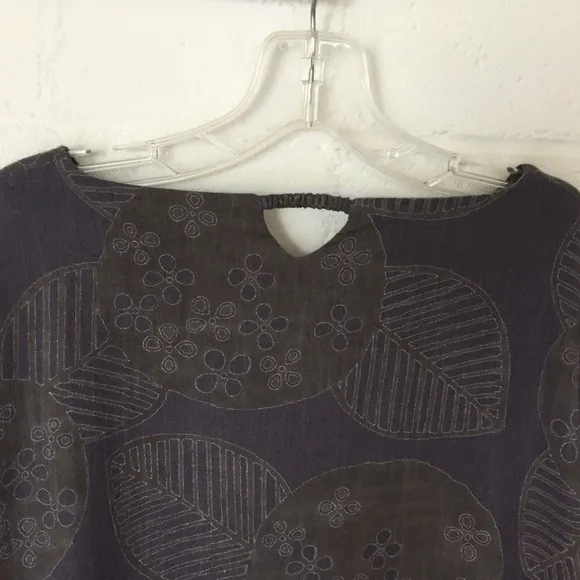 Dress Boat Neck Long Sleeve Art to Wear NWT OS