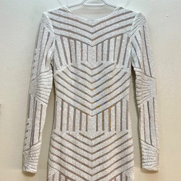 Dress the Population Emery Sequin Scoop Back Dress