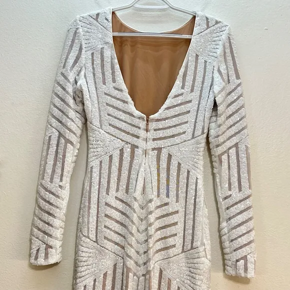 Dress the Population Emery Sequin Scoop Back Dress