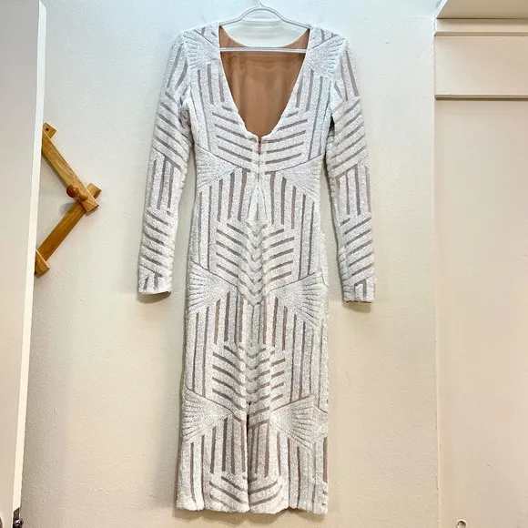 Dress the Population Emery Sequin Scoop Back Dress