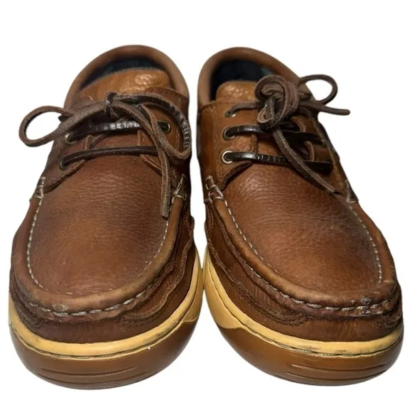 Dubarry of Ireland Men’s Size 7.5 Brown Leather Casual Gore-Tex Boat Deck Shoes