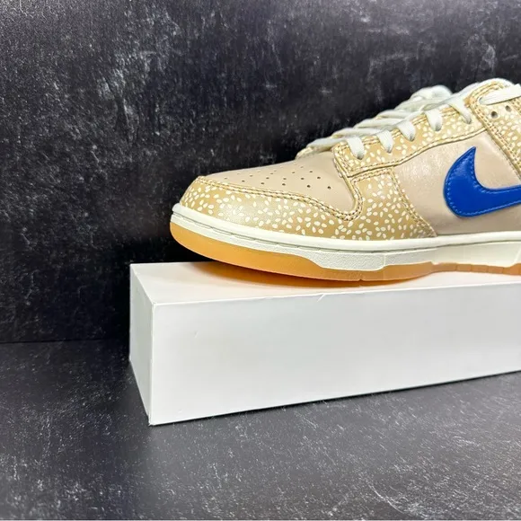 DUNK LOW PREMIUM MONTREAL BAGEL SESAME SEED PRINT MENS SHOES SIZE 9.5 GUM SOLE