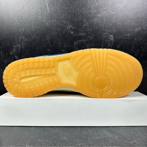 DUNK LOW PREMIUM MONTREAL BAGEL SESAME SEED PRINT MENS SHOES SIZE 9.5 GUM SOLE