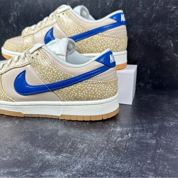 DUNK LOW PREMIUM MONTREAL BAGEL SESAME SEED PRINT MENS SHOES SIZE 9.5 GUM SOLE