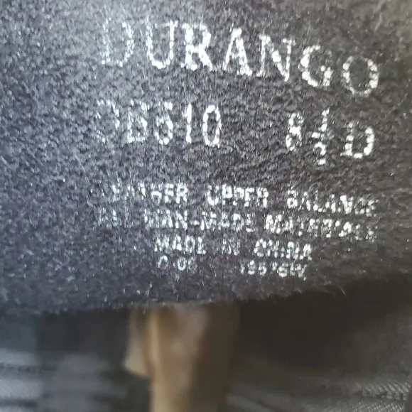 Durango Men's Black Leather Western Boots