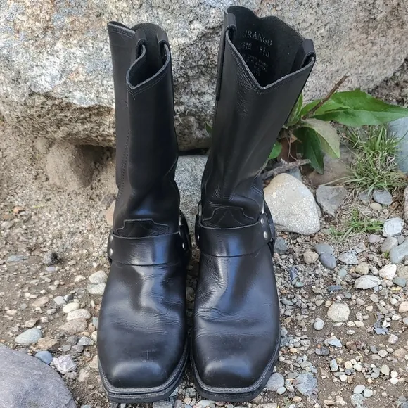 Durango Men's Black Leather Western Boots