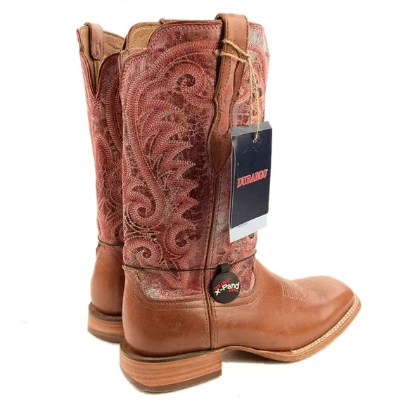DURANGO Tawny English Rose Arena Pro Square Toe Western Boots 10 M NEW