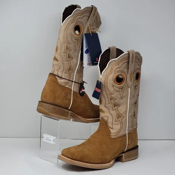 Durango Womens Size 6.5M DRD0423 Western Boots Cashew/Bone Oil Resistant New
