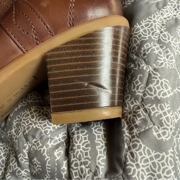 Earth Lina Austin Wide Ankle Boot - Mahogany Brown 8.5 NWOB Floor Sample Ret$120