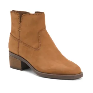 Earth Oslo Suede Comfort Booties Medium Brown Women’s Size 11 NIB