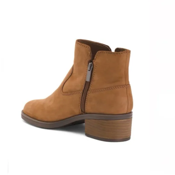 Earth Oslo Suede Comfort Booties Medium Brown Women’s Size 11 NIB