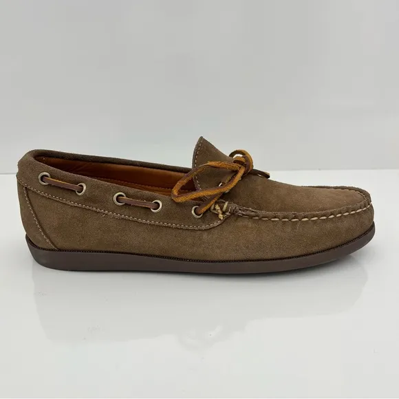 EASYMOC Camp Moc Toe Boat Shoe in Mole Leather NEW