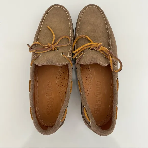 EASYMOC Camp Moc Toe Boat Shoe in Mole Leather NEW