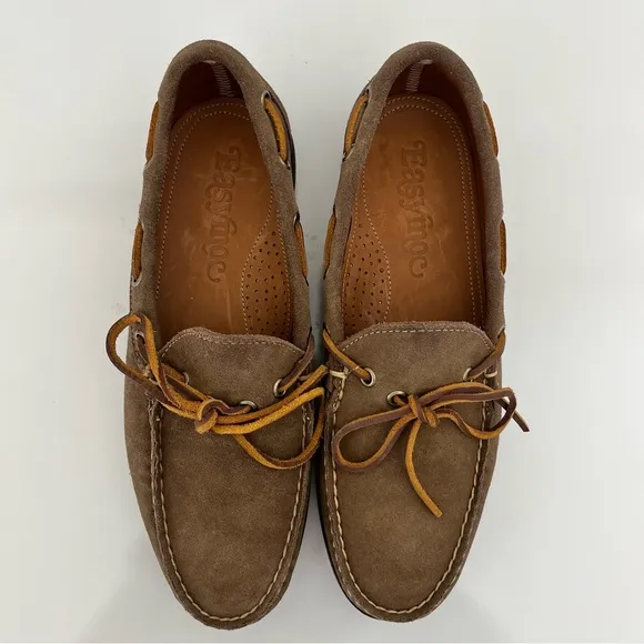 EASYMOC Camp Moc Toe Boat Shoe in Mole Leather NEW