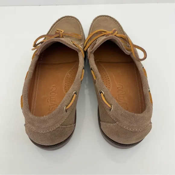 EASYMOC Camp Moc Toe Boat Shoe in Mole Leather NEW