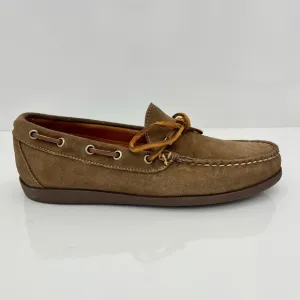EASYMOC Camp Moc Toe Boat Shoe in Mole Leather NEW