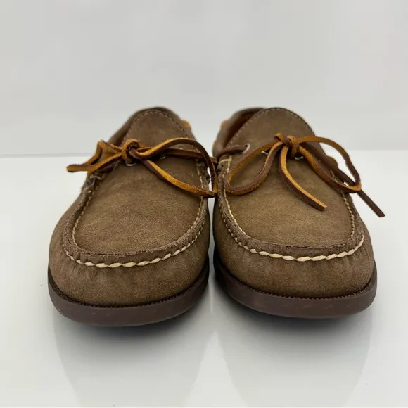 EASYMOC Camp Moc Toe Boat Shoe in Mole Leather NEW