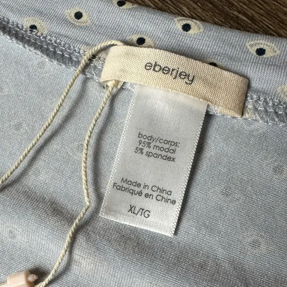 Eberjey | Gisele Polka Dot Slouchy Pajama Set XL